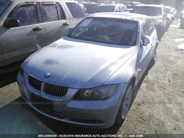 WBAVD53508A283999 - 2008 BMW 335 XI SILVER photo 2