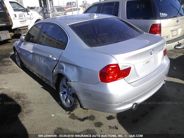 WBAVD53508A283999 - 2008 BMW 335 XI SILVER photo 3