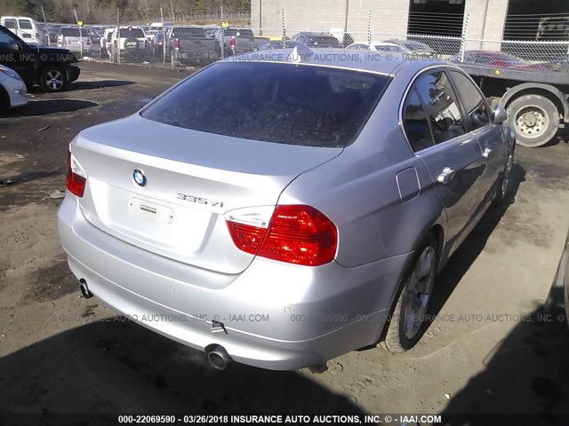 WBAVD53508A283999 - 2008 BMW 335 XI SILVER photo 4