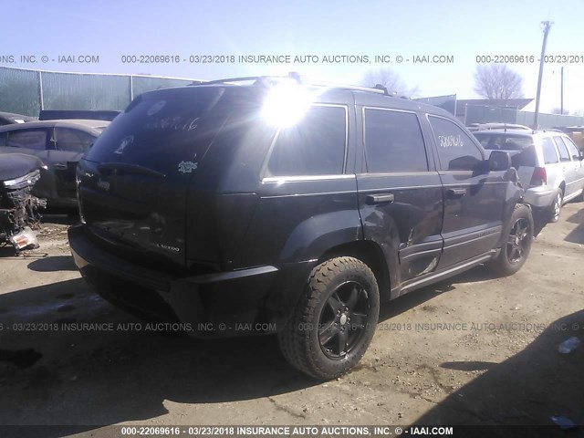 1J4GR48K65C538879 - 2005 JEEP GRAND CHEROKEE LAREDO/COLUMBIA/FREEDOM BLACK photo 4