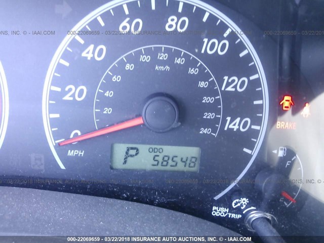 JTDBL40EX99032384 - 2009 TOYOTA COROLLA LE/XLE RED photo 7