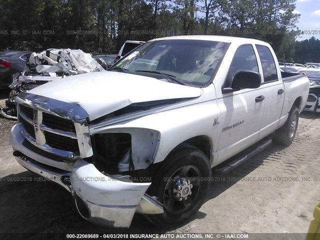 3D7LL38C16G111431 - 2006 DODGE RAM 3500 ST/SLT WHITE photo 2