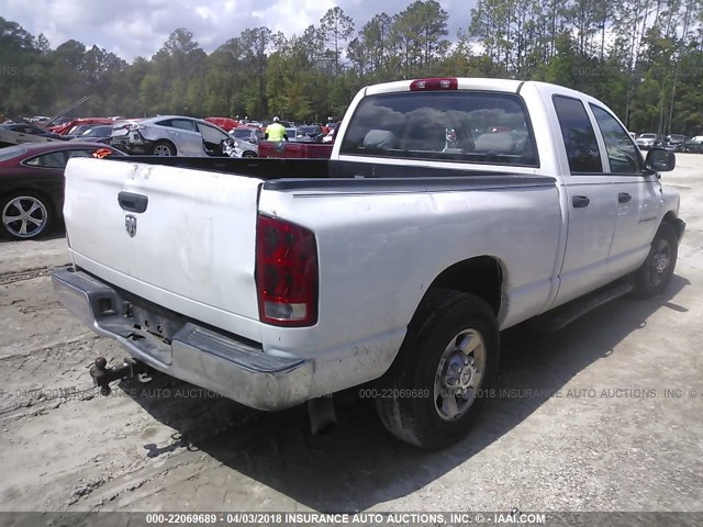 3D7LL38C16G111431 - 2006 DODGE RAM 3500 ST/SLT WHITE photo 4