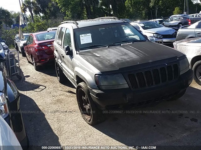 1J4GX48S11C583471 - 2001 JEEP GRAND CHEROKEE LAREDO GRAY photo 1