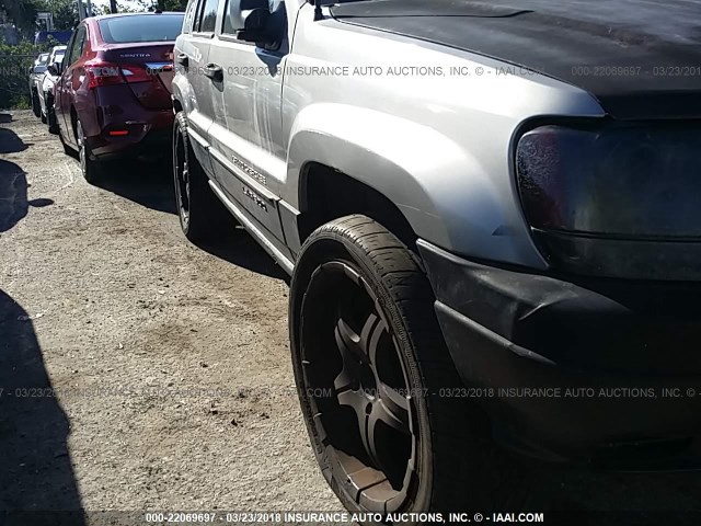 1J4GX48S11C583471 - 2001 JEEP GRAND CHEROKEE LAREDO GRAY photo 6