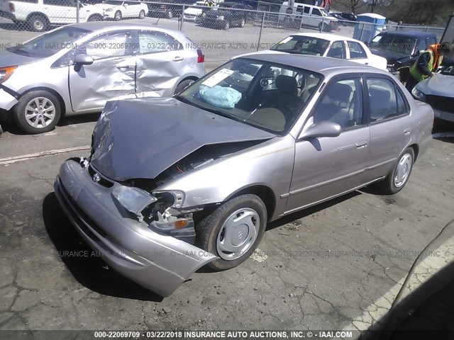 2T1BR18E6WC081654 - 1998 TOYOTA COROLLA VE/CE/LE 香槟色 照片 2