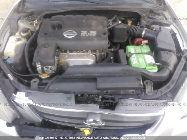 1N4AL11E44C116632 - 2004 NISSAN ALTIMA S/SL SILVER photo 10