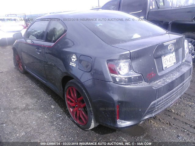 JTKJF5C78F3091804 - 2015 TOYOTA SCION TC GRAY photo 3