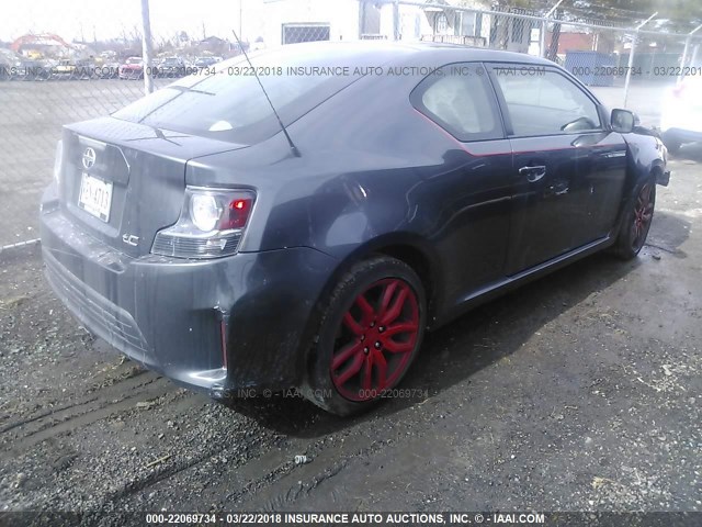 JTKJF5C78F3091804 - 2015 TOYOTA SCION TC 灰色 照片 4