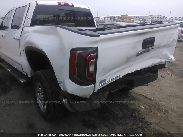 3GTU2NEJ1HG170577 - 2017 GMC SIERRA K1500 SLT WHITE photo 6