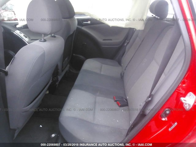 2T1KR30E08C711808 - 2008 TOYOTA COROLLA MATRIX XR RED photo 8