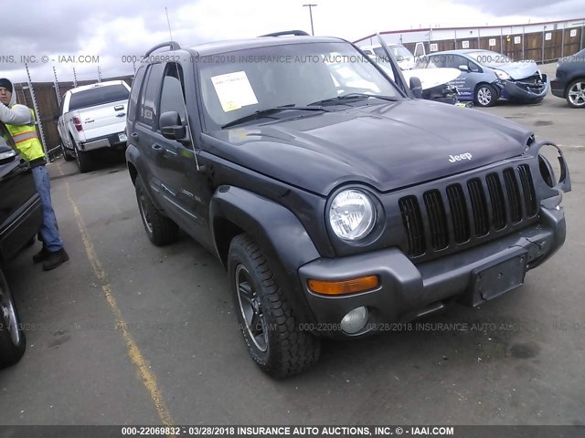 1J4GL48K94W171863 - 2004 JEEP LIBERTY SPORT BLACK photo 1