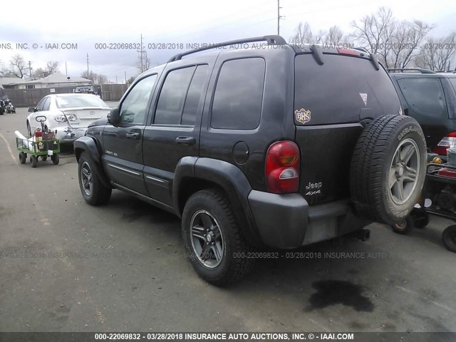 1J4GL48K94W171863 - 2004 JEEP LIBERTY SPORT BLACK photo 3