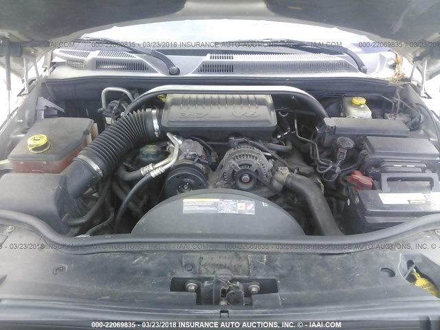 1J8HG48K96C330571 - 2006 JEEP COMMANDER SILVER photo 10