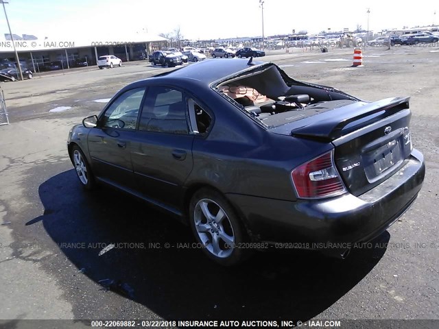 4S3BL626777212884 - 2007 SUBARU LEGACY 2.5I LIMITED GRAY photo 3