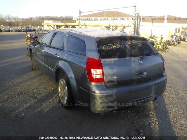 2D4FV47VX6H442523 - 2006 DODGE MAGNUM SXT GRAY photo 3