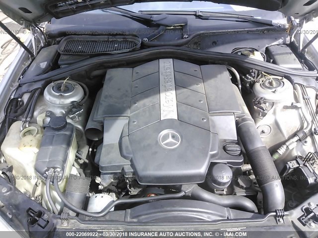 WDBNG70J11A141320 - 2001 MERCEDES-BENZ S 430 SILVER photo 10