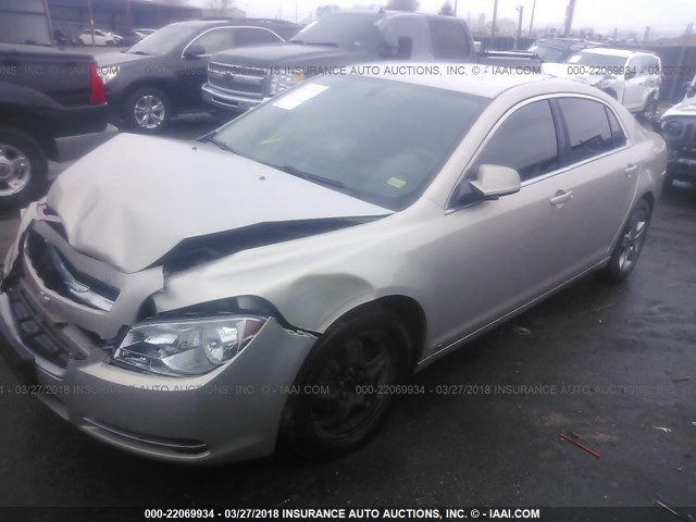 1G1ZH57B59F102269 - 2009 CHEVROLET MALIBU 1LT 金色 照片 2
