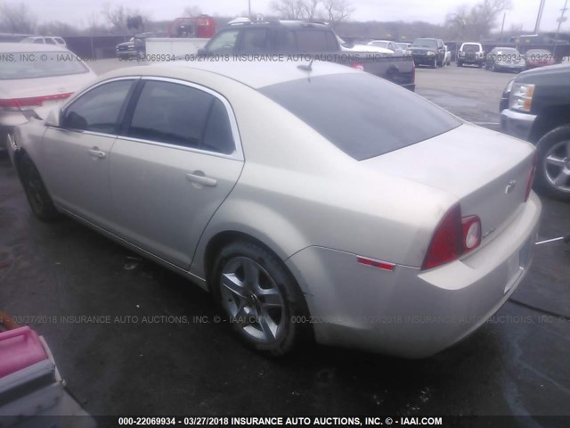 1G1ZH57B59F102269 - 2009 CHEVROLET MALIBU 1LT 金色 照片 3