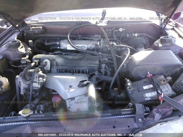 4T1BG12K0TU823030 - 1996 TOYOTA CAMRY DX/LE/XLE RED photo 10