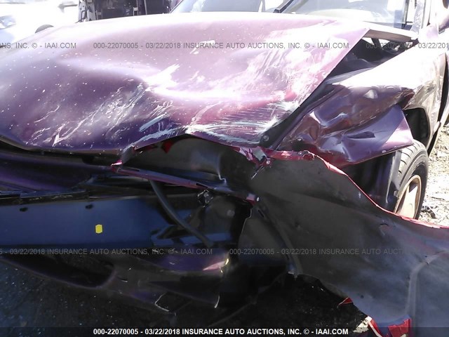 4T1BG12K0TU823030 - 1996 TOYOTA CAMRY DX/LE/XLE RED photo 6