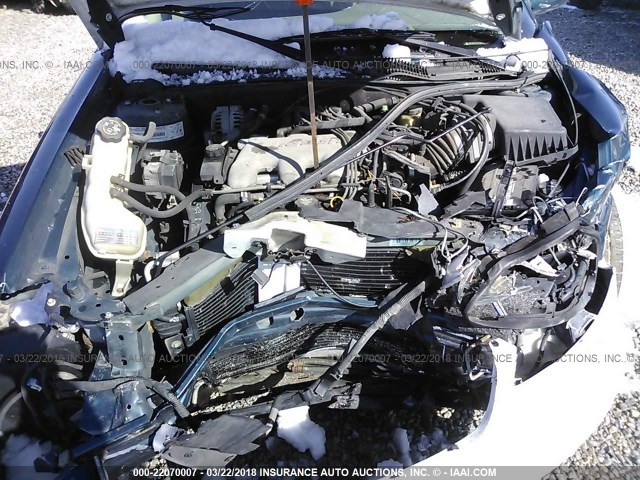 1G1NE52J32M726904 - 2002 CHEVROLET MALIBU LS GREEN photo 10