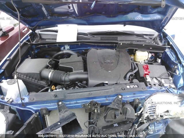 3TMCZ5AN1HM096563 - 2017 TOYOTA TACOMA DBL CAB/SR/TRDSPT/OR/PRO Mavi foto 10