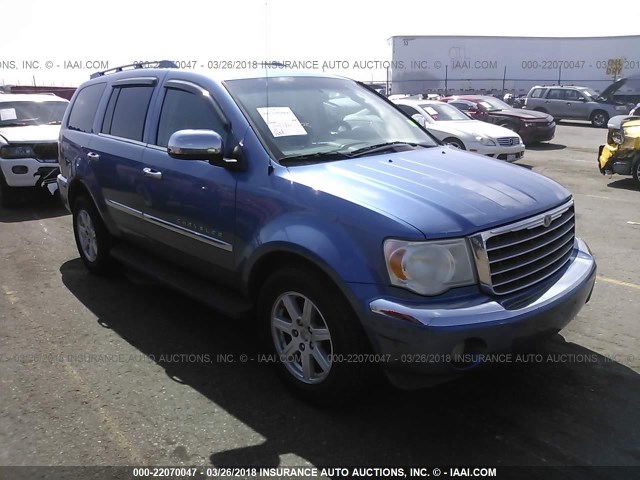 1A8HW58N98F131086 - 2008 CHRYSLER ASPEN LIMITED BLUE photo 1