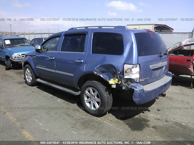 1A8HW58N98F131086 - 2008 CHRYSLER ASPEN LIMITED BLUE photo 3