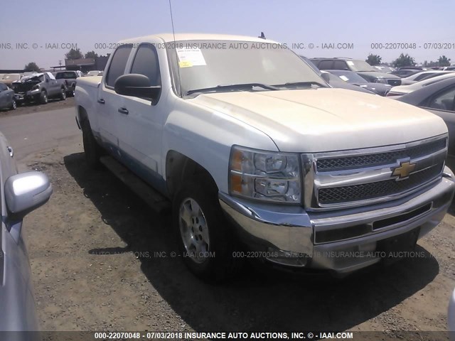 3GCPCSE0XCG229621 - 2012 CHEVROLET SILVERADO C1500 LT WHITE photo 1