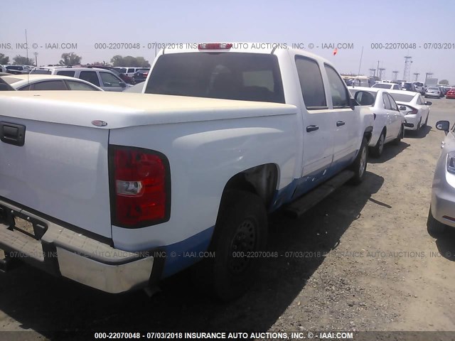 3GCPCSE0XCG229621 - 2012 CHEVROLET SILVERADO C1500 LT WHITE photo 4