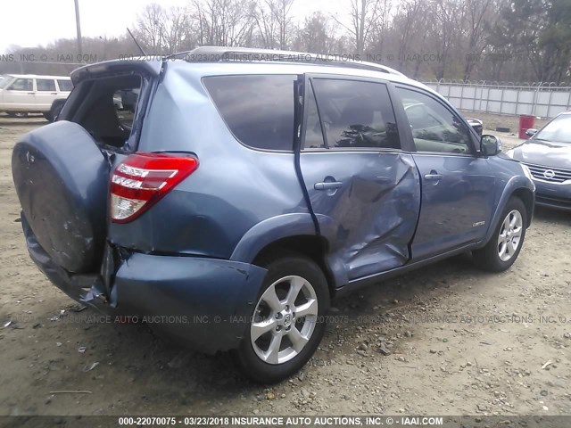 2T3YK4DV7AW005980 - 2010 TOYOTA RAV4 LIMITED Mavi foto 4
