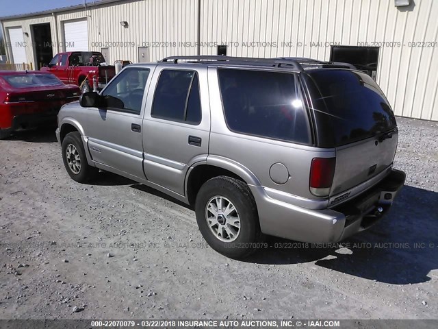 1GKDT13WXY2286426 - 2000 GMC JIMMY / ENVOY  Pewter photo 3