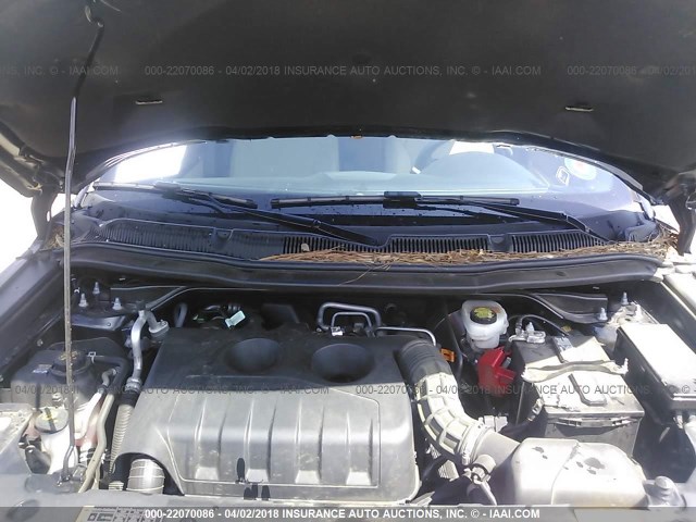 1FM5K8FH4GGB49276 - 2016 FORD EXPLORER LIMITED 蓝色 照片 10