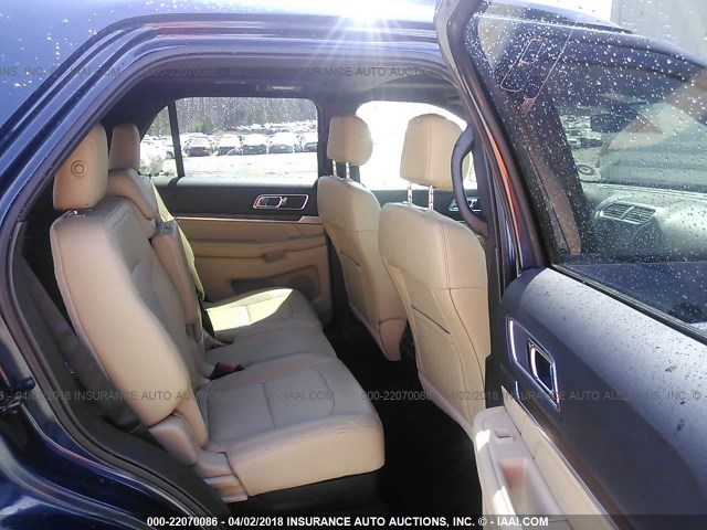 1FM5K8FH4GGB49276 - 2016 FORD EXPLORER LIMITED 蓝色 照片 8