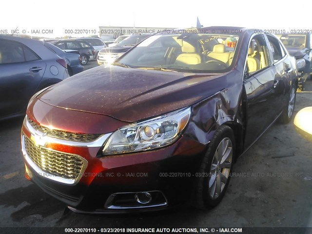 1G11E5SA3GF106709 - 2016 CHEVROLET MALIBU LIMITED LTZ Bordo foto 2