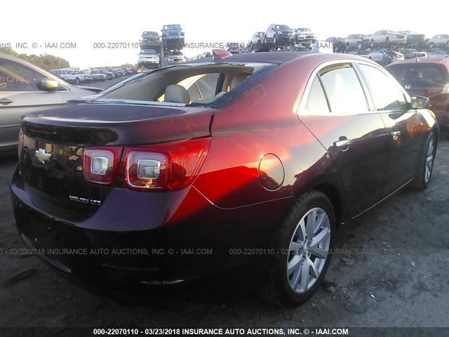 1G11E5SA3GF106709 - 2016 CHEVROLET MALIBU LIMITED LTZ Bordo foto 4