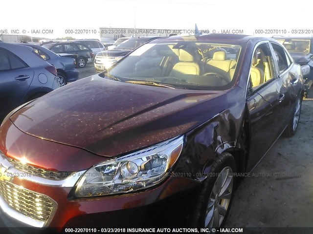 1G11E5SA3GF106709 - 2016 CHEVROLET MALIBU LIMITED LTZ Bordo foto 6