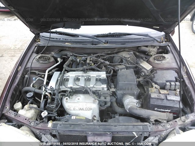 1YVGF22CX15226724 - 2001 MAZDA 626 ES/LX BURGUNDY photo 10