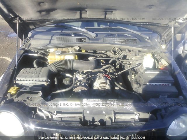 1J4GL48K34W269044 - 2004 JEEP LIBERTY SPORT 黑色 照片 10