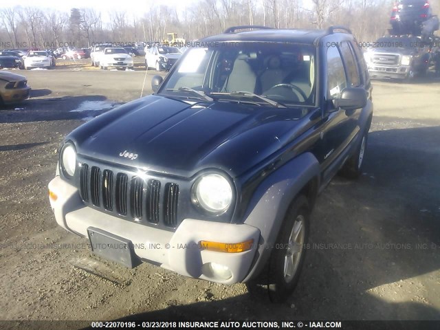 1J4GL48K34W269044 - 2004 JEEP LIBERTY SPORT 黑色 照片 2
