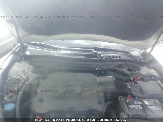 5J6TF1H50CL003947 - 2012 HONDA CROSSTOUR EXL თეთრი ფოტო 10