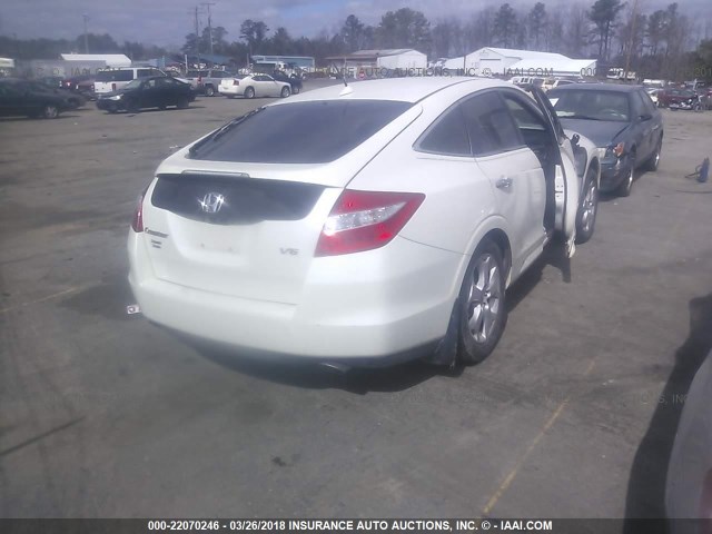 5J6TF1H50CL003947 - 2012 HONDA CROSSTOUR EXL თეთრი ფოტო 4