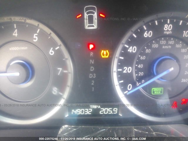 5J6TF1H50CL003947 - 2012 HONDA CROSSTOUR EXL თეთრი ფოტო 7