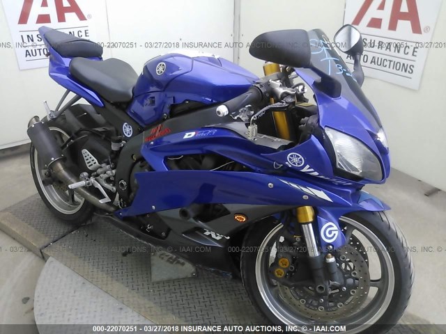 JYARJ12E67A022197 - 2007 YAMAHA YZFR6 L BLUE photo 1