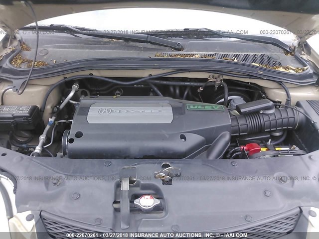 2HNYD18672H532988 - 2002 ACURA MDX TOURING GOLD photo 10