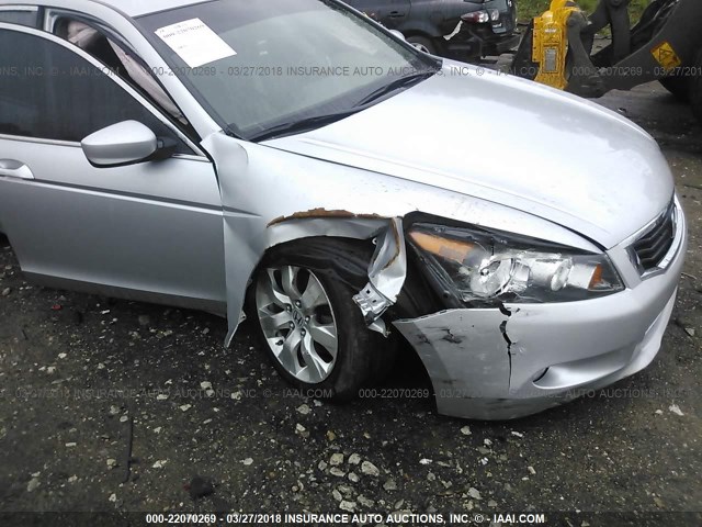 1HGCP368X9A041185 - 2009 HONDA ACCORD EXL SILVER photo 6