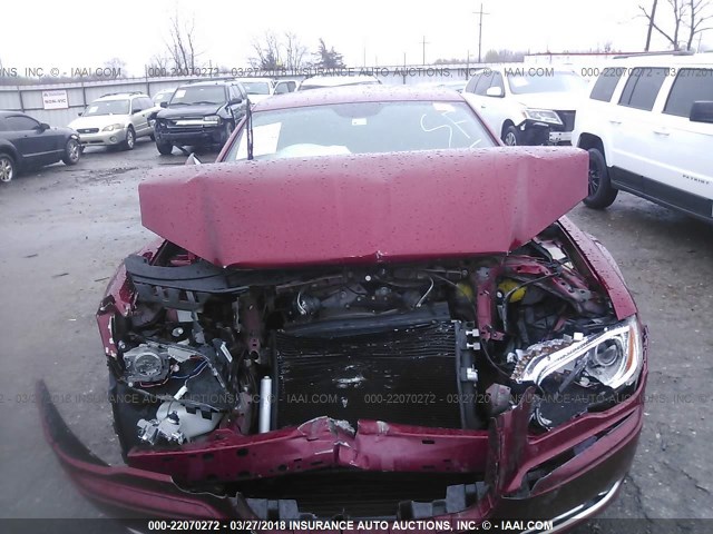 2C3CCAAG3EH140802 - 2014 CHRYSLER 300 MAROON photo 6