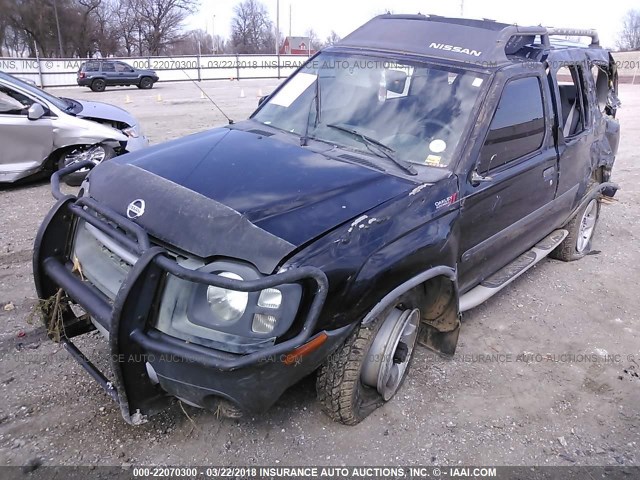 5N1ED28YX4C604977 - 2004 NISSAN XTERRA XE/SE BLACK photo 2