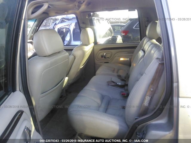 1GYEK63R4YR227951 - 2000 CADILLAC ESCALADE LUXURY ოქროსფერი ფოტო 8
